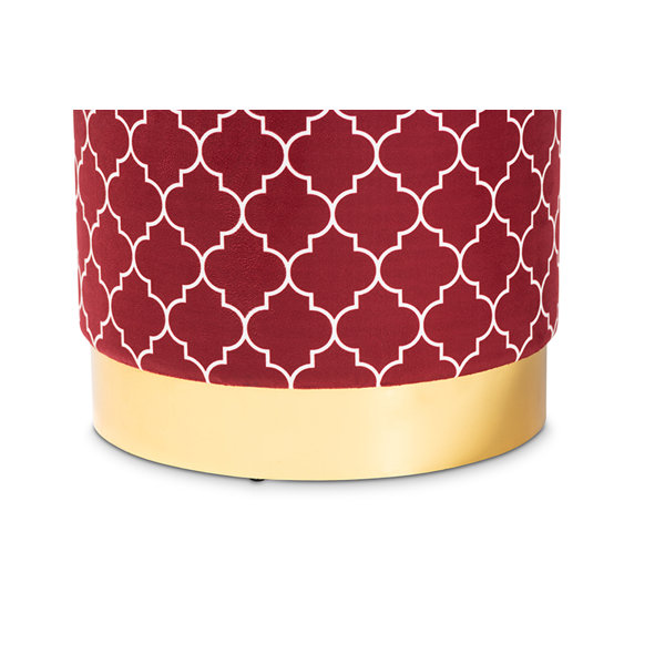 Mercer41 Asotin Quatrefoil Storage Ottoman Wayfair